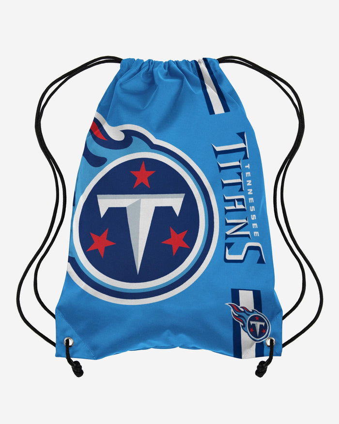 Tennessee Titans Blue Alternate Color Big Logo Drawstring Backpack FOCO - FOCO.com
