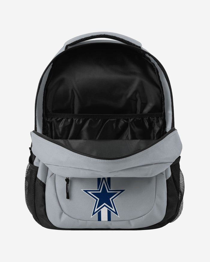 Dallas Cowboys Gray Alternate Color Action Backpack FOCO - FOCO.com