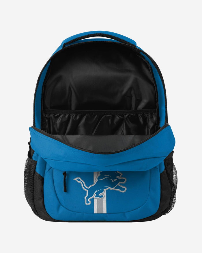 detroit lions nike backpack Detroit Lions Blue Alternate Color Action Backpack FOCO