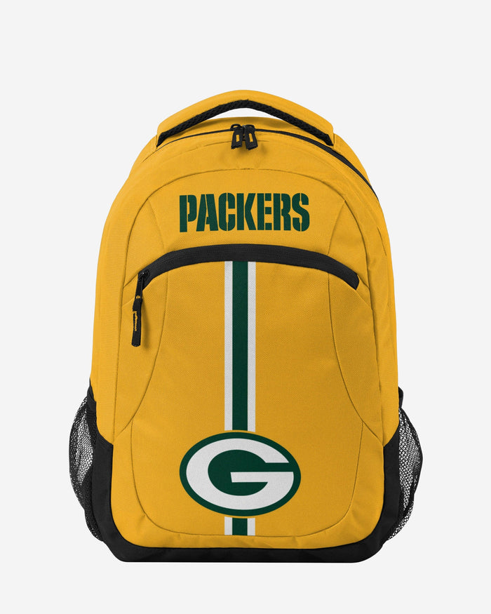 Green Bay Packers Yellow Alternate Color Action Backpack FOCO
