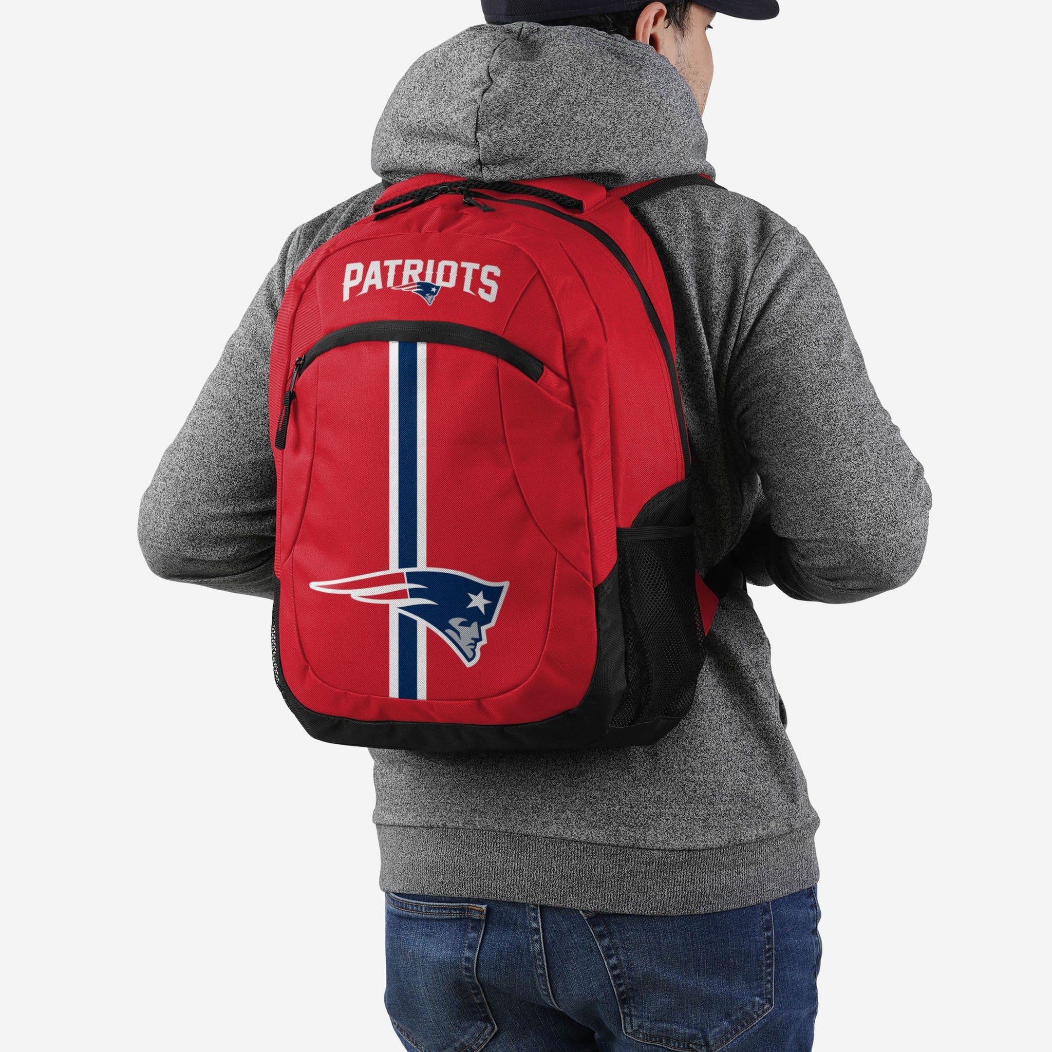 backpack for traveling new england patriots New England Patriots Red Alternate Color Action Backpack
