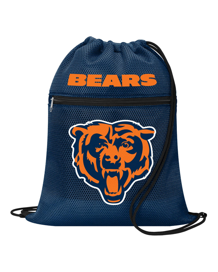 Chicago Bears Mesh Pocket Drawstring Backpack FOCO - FOCO.com