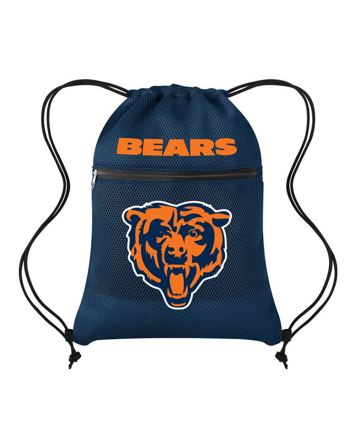Chicago Bears Mesh Pocket Drawstring Backpack FOCO - FOCO.com