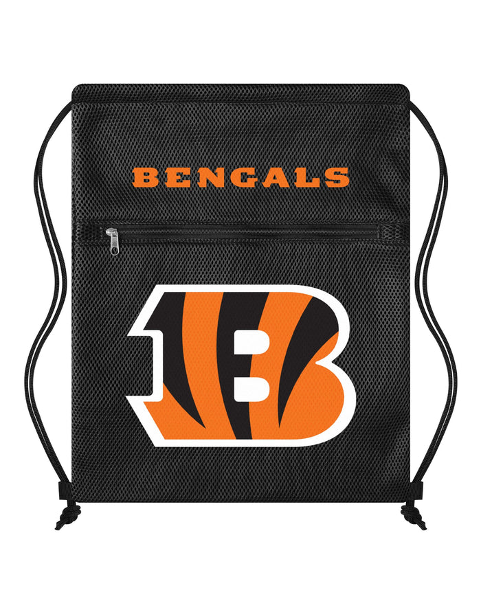 Cincinnati Bengals Mesh Pocket Drawstring Backpack