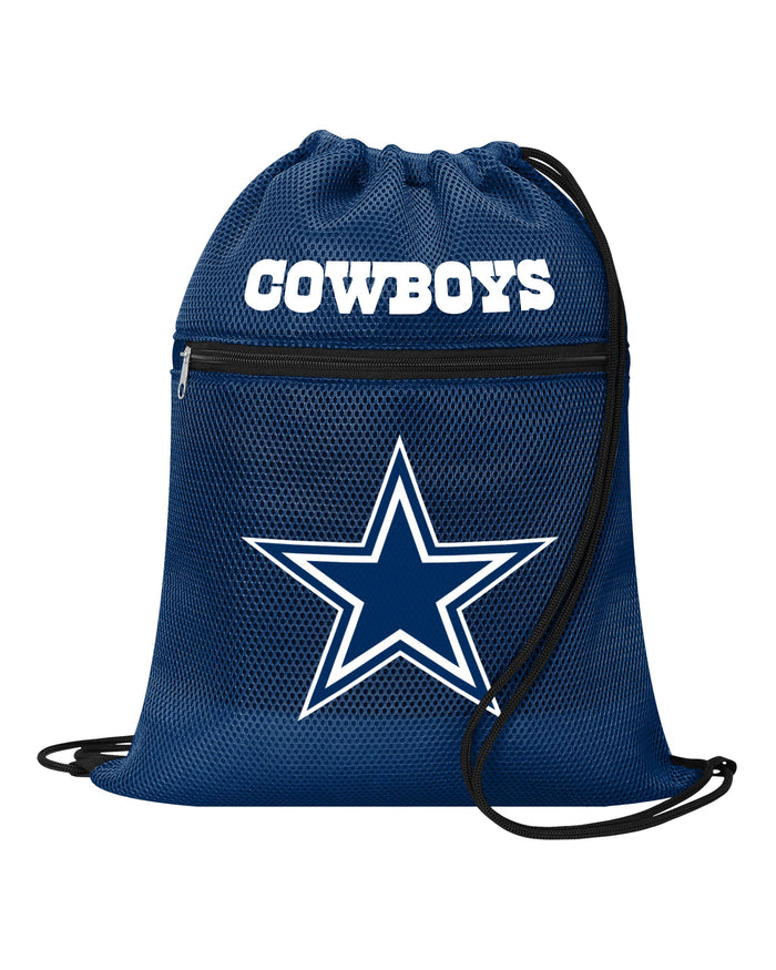 Dallas Cowboys Mesh Pocket Drawstring Backpack FOCO - FOCO.com