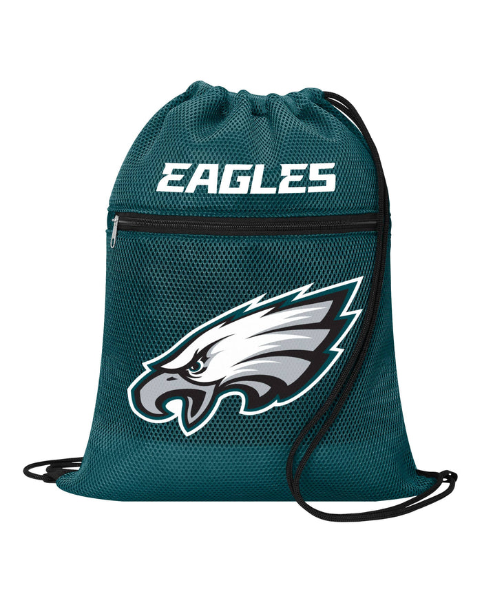 Philadelphia Eagles Mesh Pocket Drawstring Backpack FOCO - FOCO.com