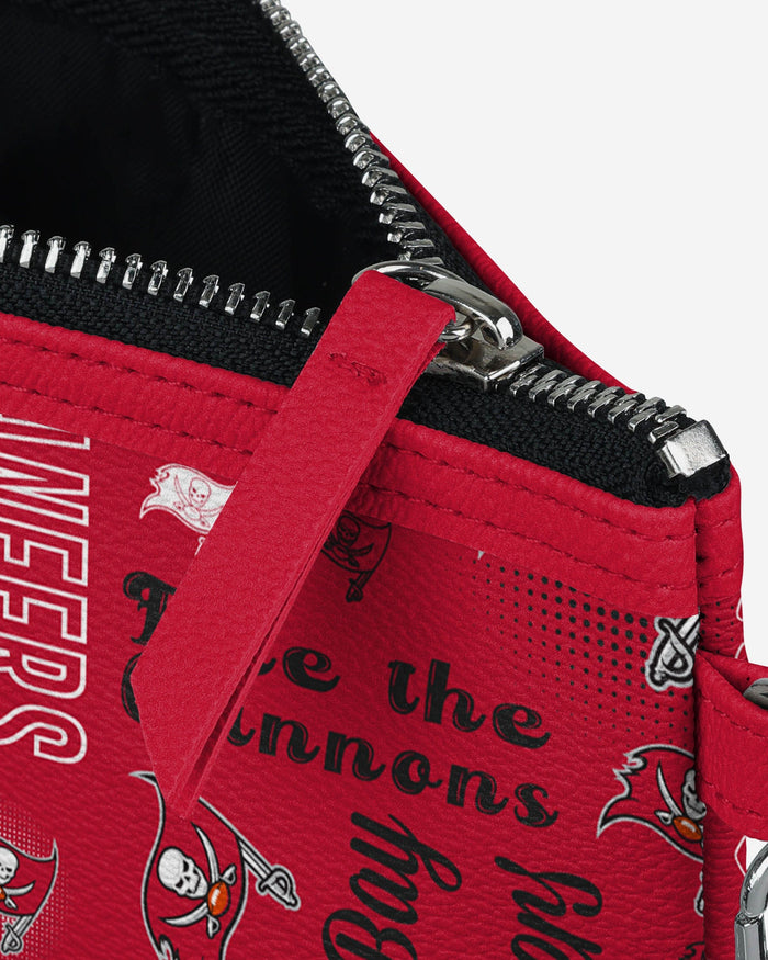 Tampa Bay Buccaneers Spirited Style Printed Collection Repeat Logo Wristlet FOCO - FOCO.com