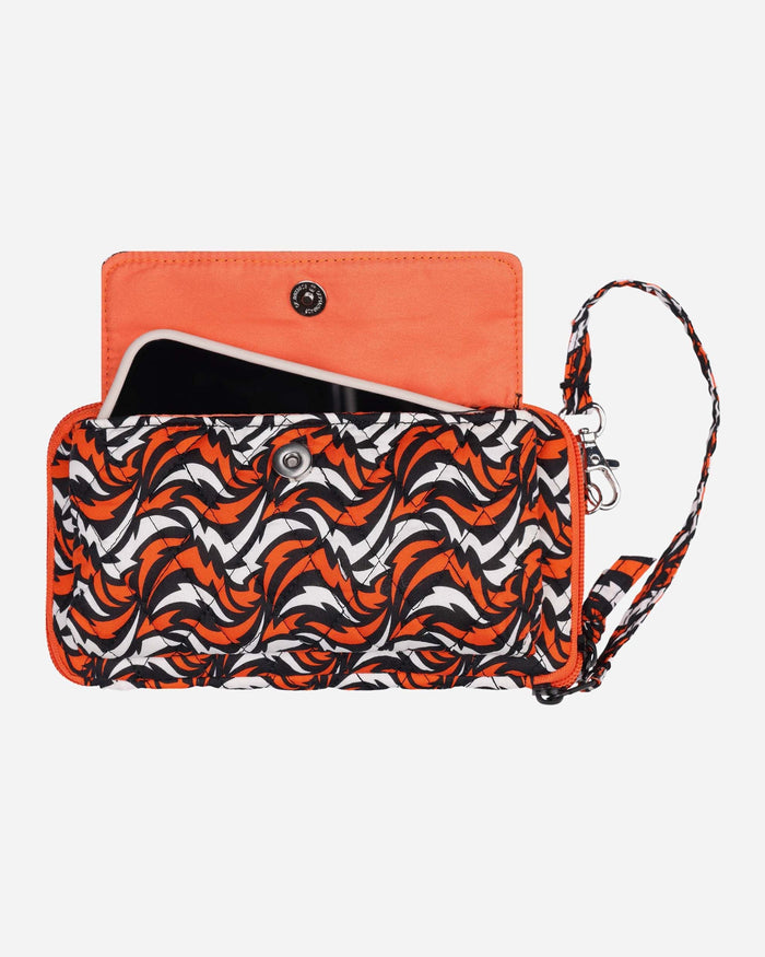 Cincinnati Bengals Quilted Printed Wristlet FOCO - FOCO.com