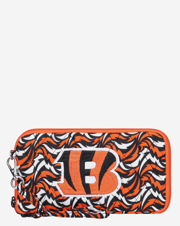 Cincinnati Bengals Quilted Printed Wristlet FOCO - FOCO.com