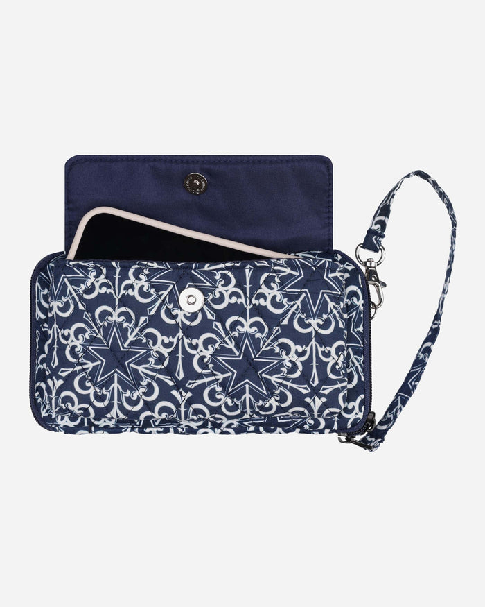 Dallas Cowboys Quilted Printed Wristlet FOCO - FOCO.com