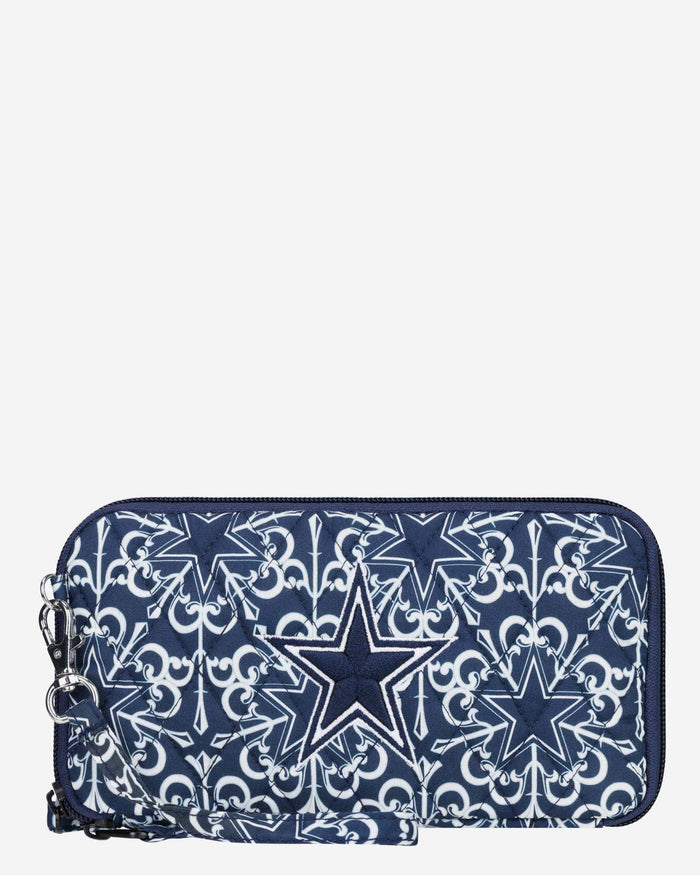 Dallas Cowboys Quilted Printed Wristlet FOCO - FOCO.com