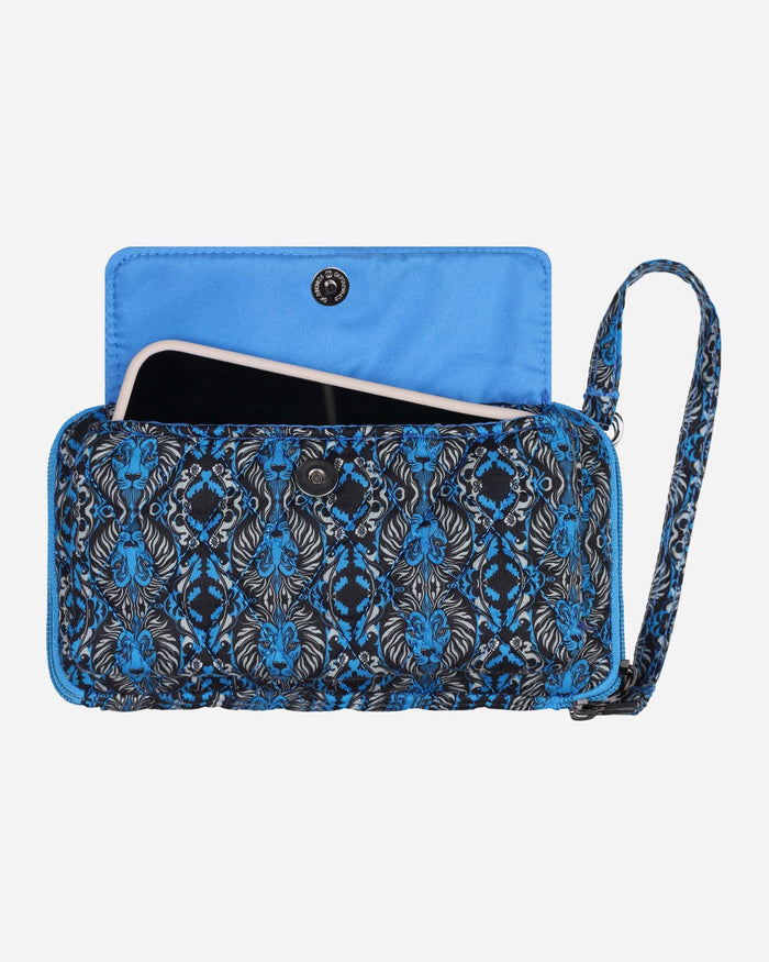 Detroit Lions Quilted Printed Wristlet FOCO - FOCO.com