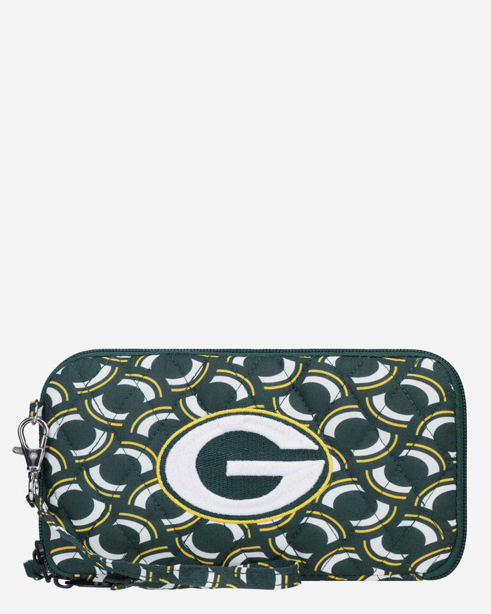Green Bay Packers Quilted Printed Wristlet FOCO - FOCO.com