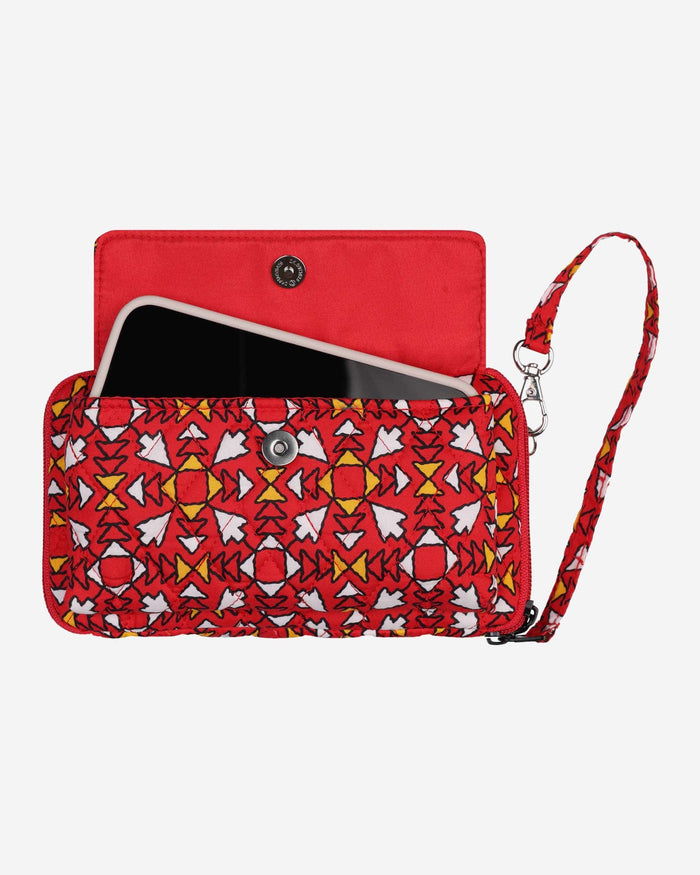 Kansas City Chiefs Quilted Printed Wristlet FOCO - FOCO.com