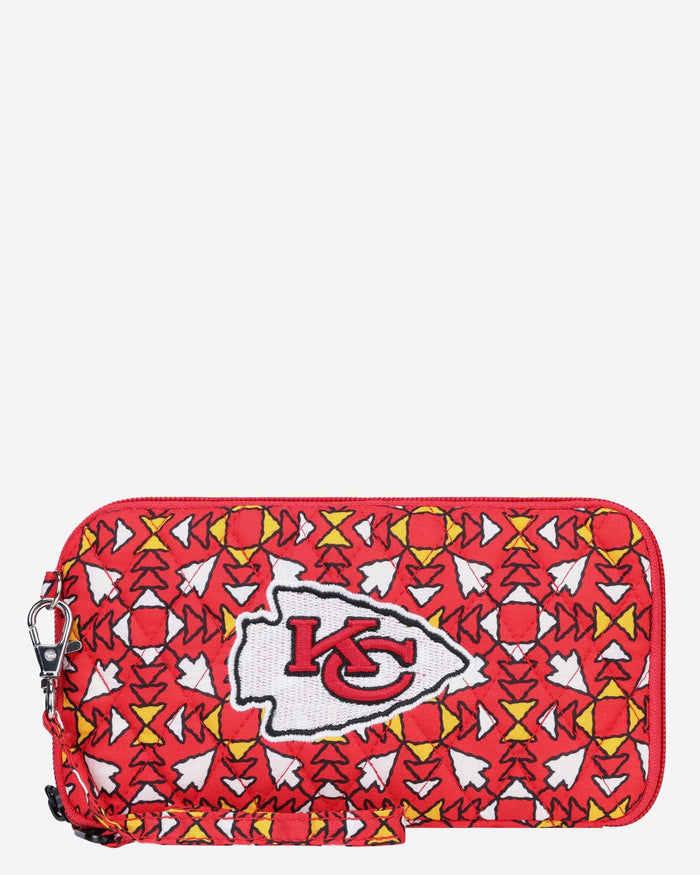 Kansas City Chiefs Quilted Printed Wristlet FOCO - FOCO.com