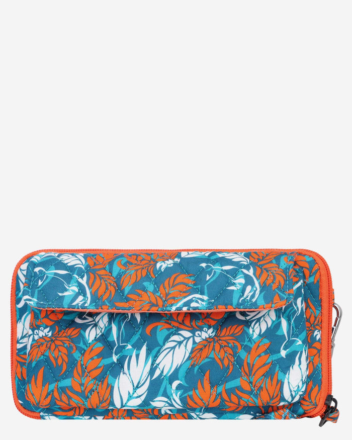 Miami Dolphins Quilted Printed Wristlet FOCO - FOCO.com