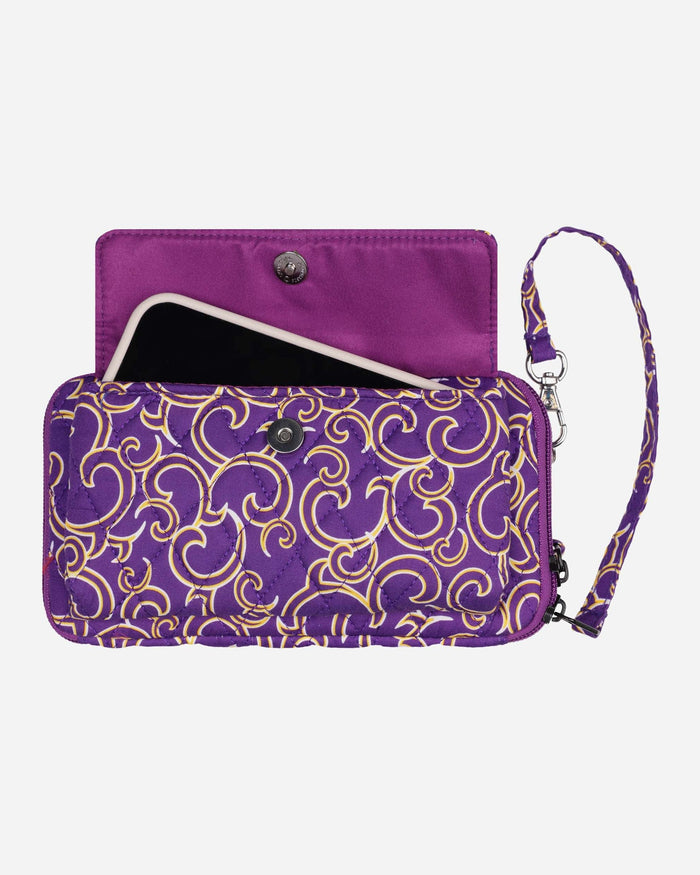 Minnesota Vikings Quilted Printed Wristlet FOCO - FOCO.com