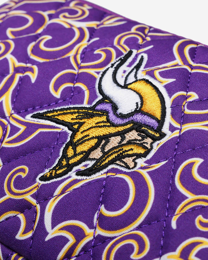 Minnesota Vikings Quilted Printed Wristlet FOCO - FOCO.com