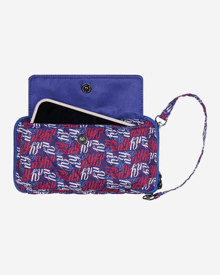 New York Giants Quilted Printed Wristlet FOCO - FOCO.com