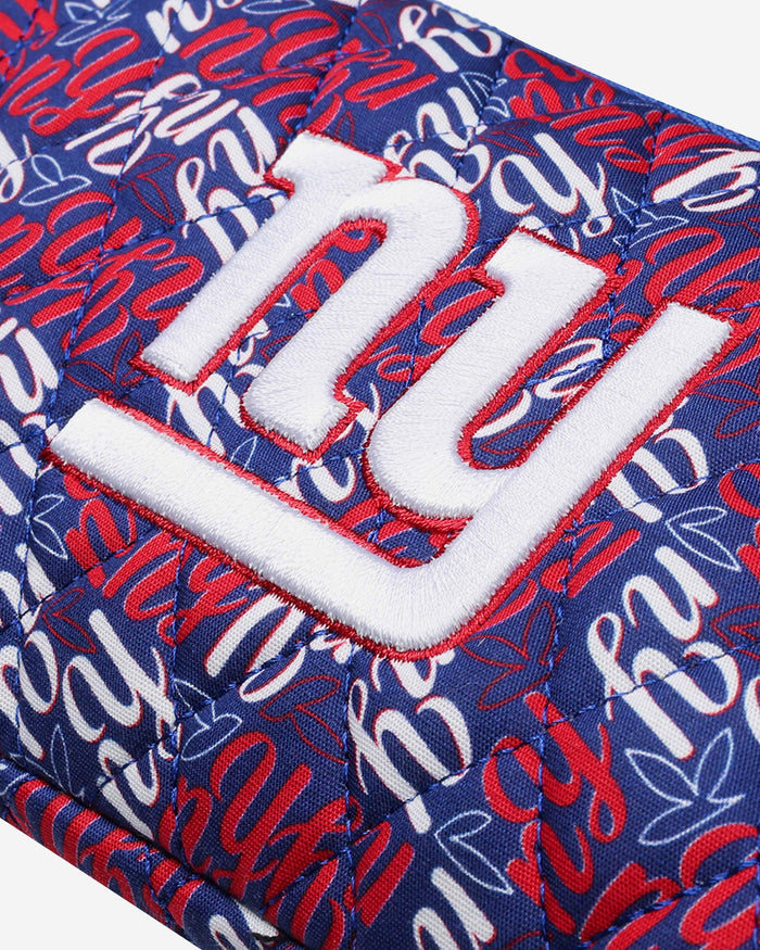 New York Giants Quilted Printed Wristlet FOCO - FOCO.com