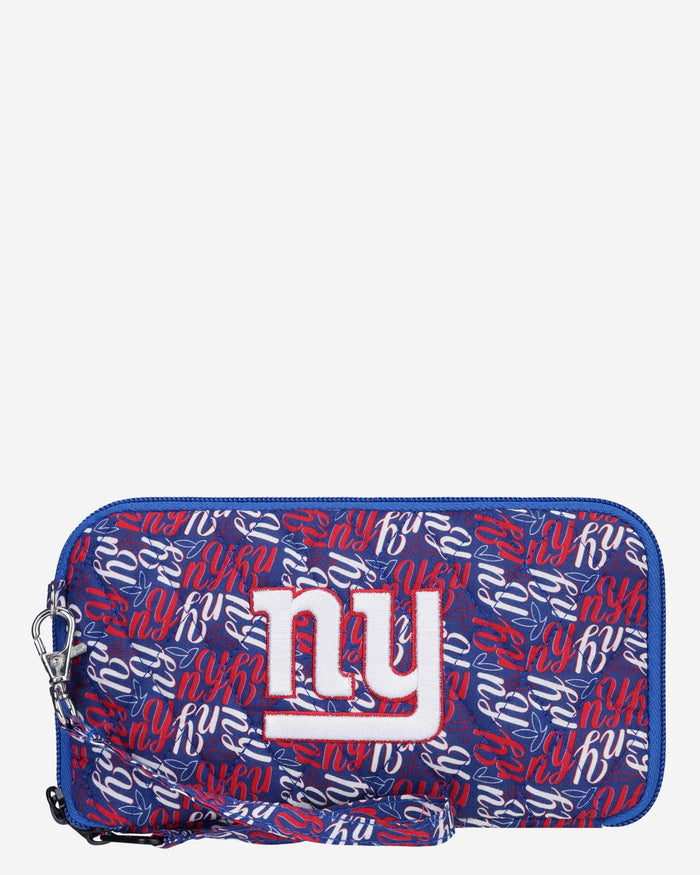 New York Giants Quilted Printed Wristlet FOCO - FOCO.com