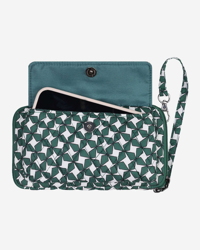 New York Jets Quilted Printed Wristlet FOCO - FOCO.com