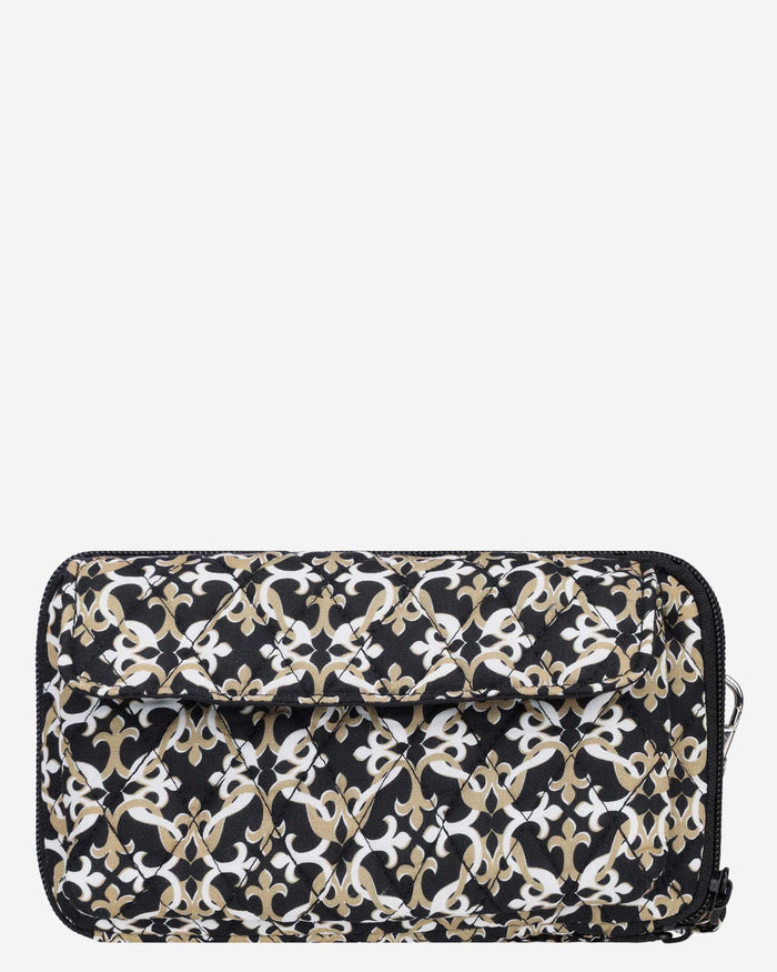 New Orleans Saints Quilted Printed Wristlet FOCO - FOCO.com