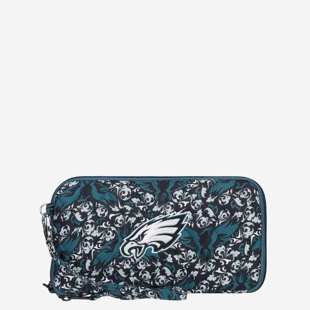 Philadelphia Eagles Quilted Printed Wristlet FOCO - FOCO.com