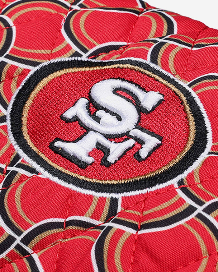 San Francisco 49ers Quilted Printed Wristlet FOCO - FOCO.com