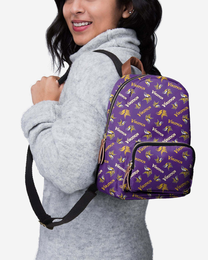 Minnesota Vikings Printed Collection Mini Backpack FOCO - FOCO.com