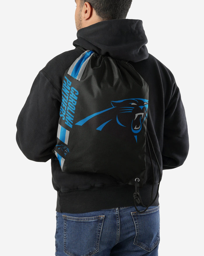 Carolina Panthers Big Logo Side Stripe Drawstring FOCO - FOCO.com