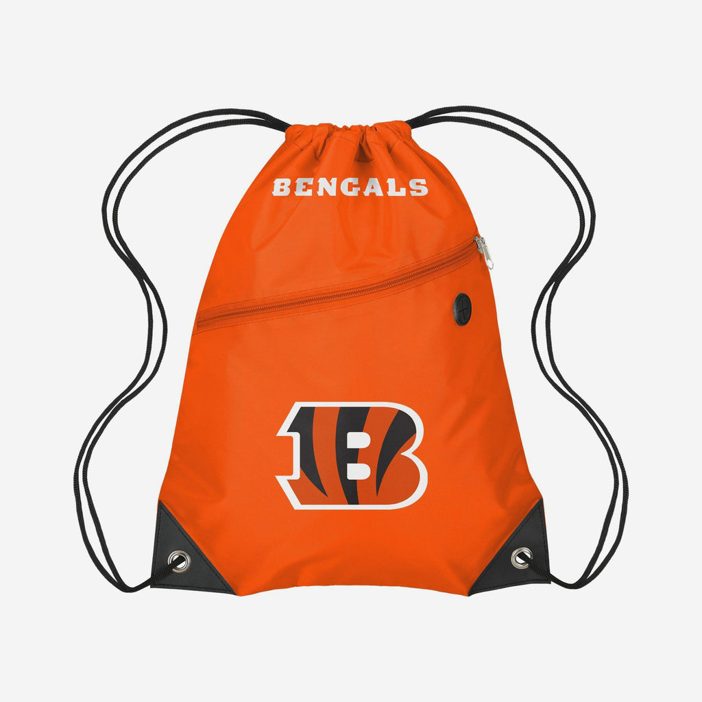 Cincinnati Bengals Pocket Drawstring Backpack FOCO - FOCO.com