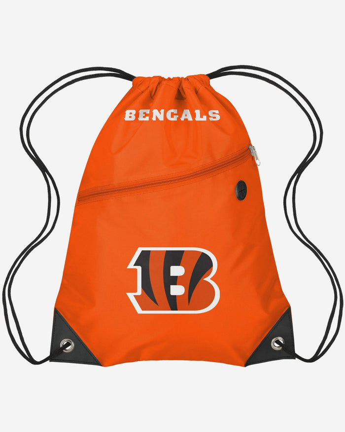 Cincinnati Bengals Pocket Drawstring Backpack FOCO - FOCO.com