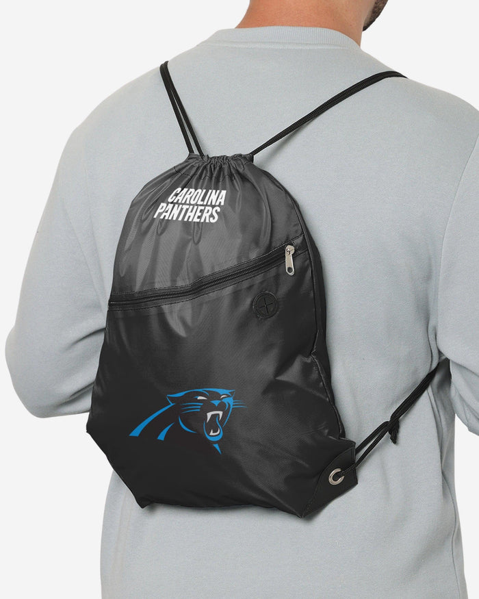 Carolina Panthers Pocket Drawstring Backpack FOCO - FOCO.com