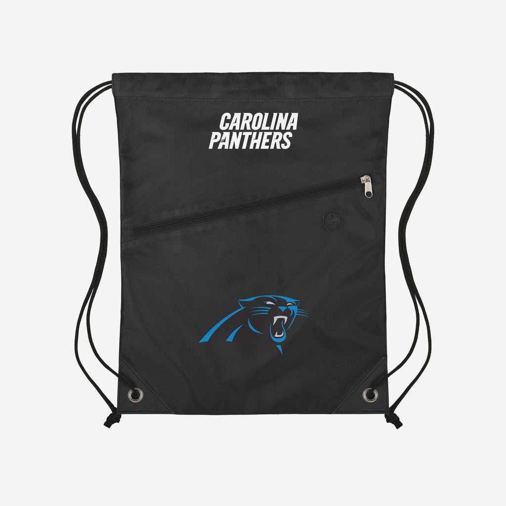 Carolina Panthers Pocket Drawstring Backpack FOCO