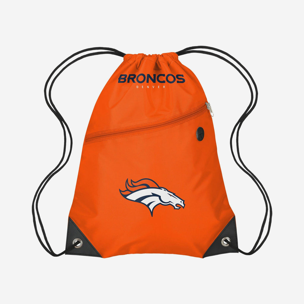 Denver Broncos Pocket Drawstring Backpack FOCO - FOCO.com