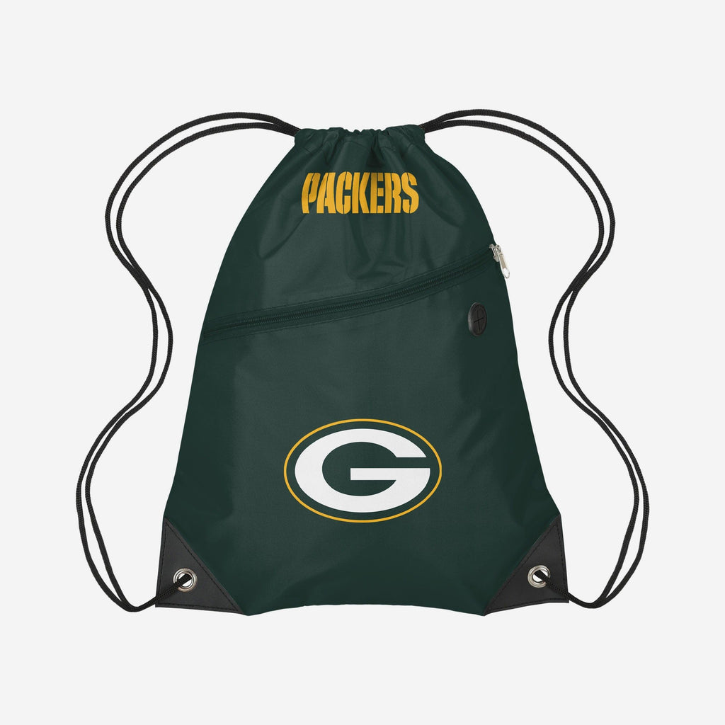 Green Bay Packers Pocket Drawstring Backpack FOCO - FOCO.com
