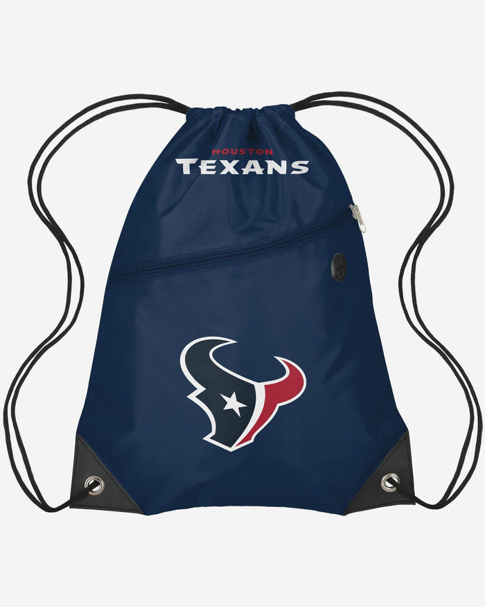 Houston Texans Pocket Drawstring Backpack FOCO - FOCO.com
