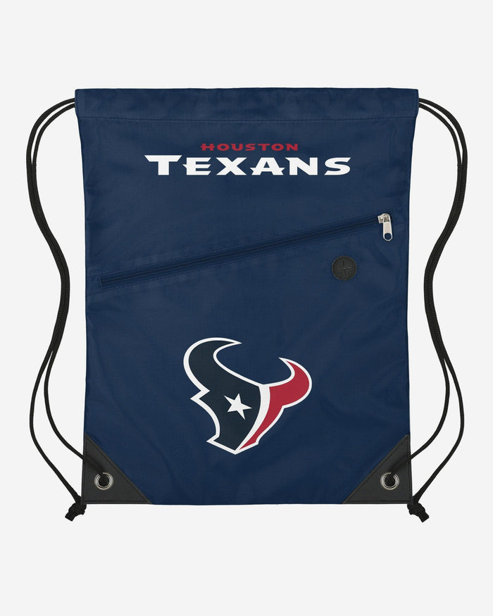 Houston Texans Pocket Drawstring Backpack FOCO - FOCO.com