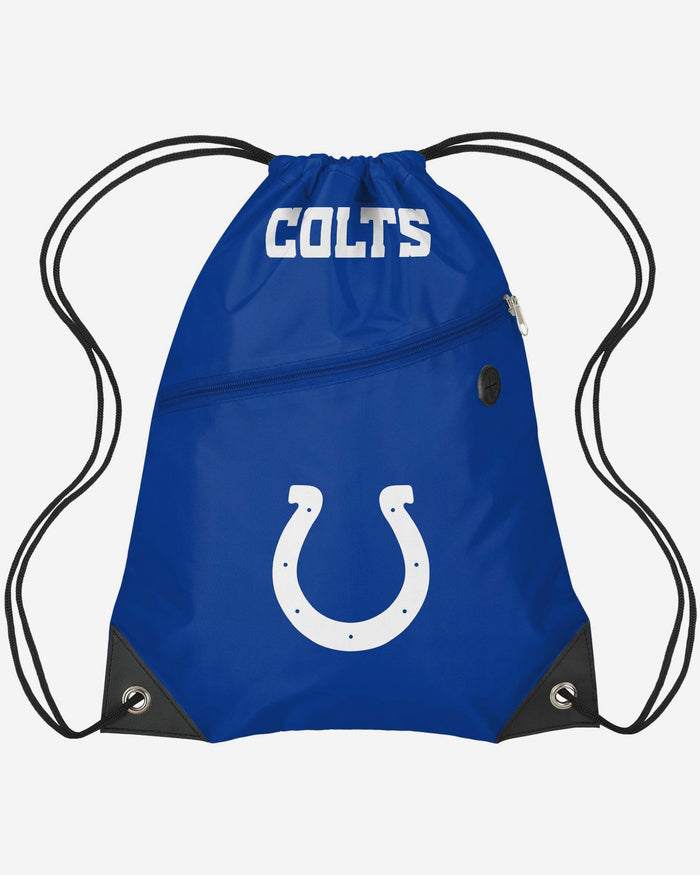Indianapolis Colts Pocket Drawstring Backpack FOCO - FOCO.com