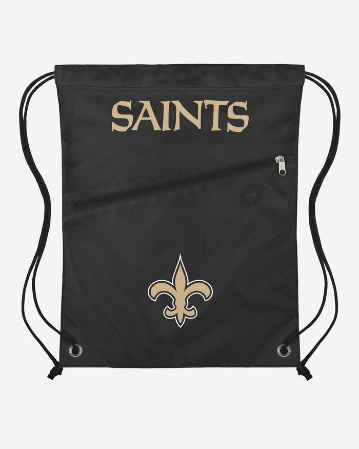 New Orleans Saints Pocket Drawstring Backpack FOCO - FOCO.com