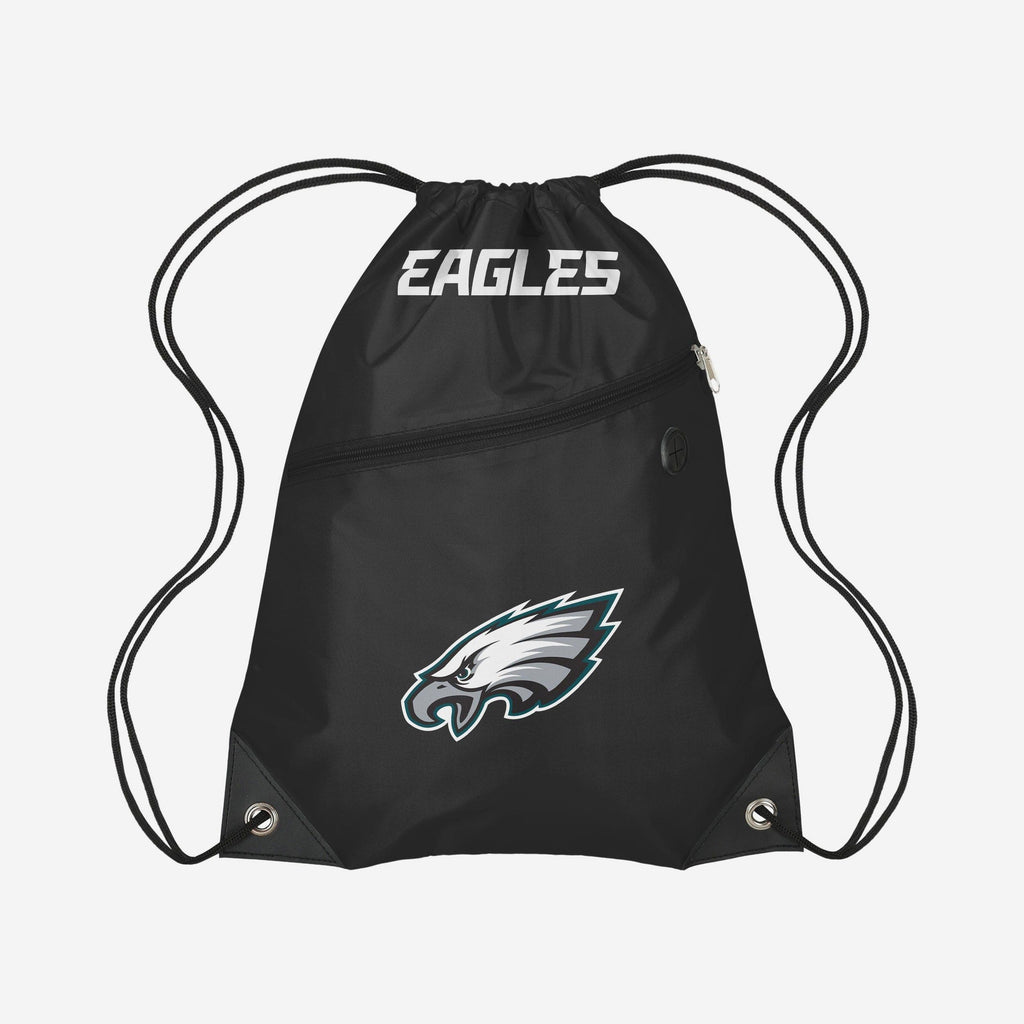 Philadelphia Eagles Pocket Drawstring Backpack FOCO - FOCO.com