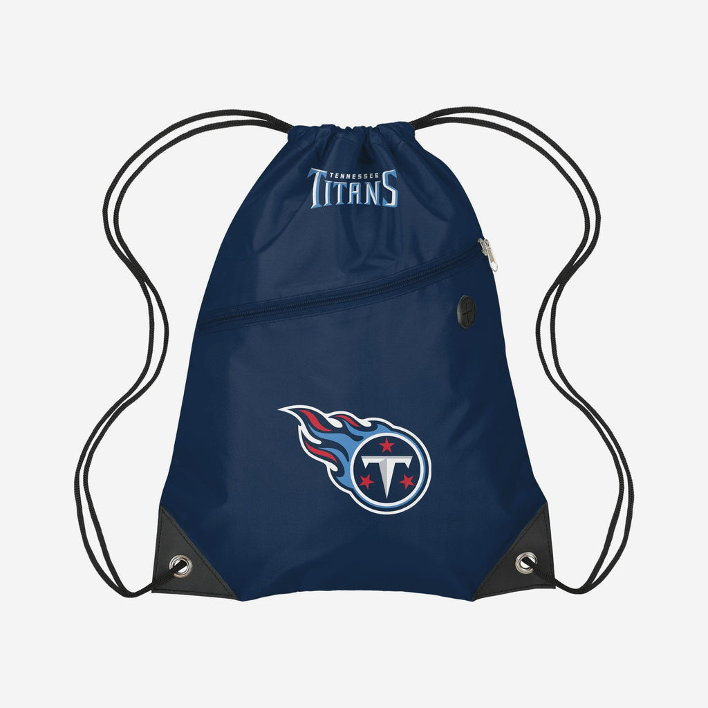 Tennessee Titans Pocket Drawstring Backpack FOCO - FOCO.com
