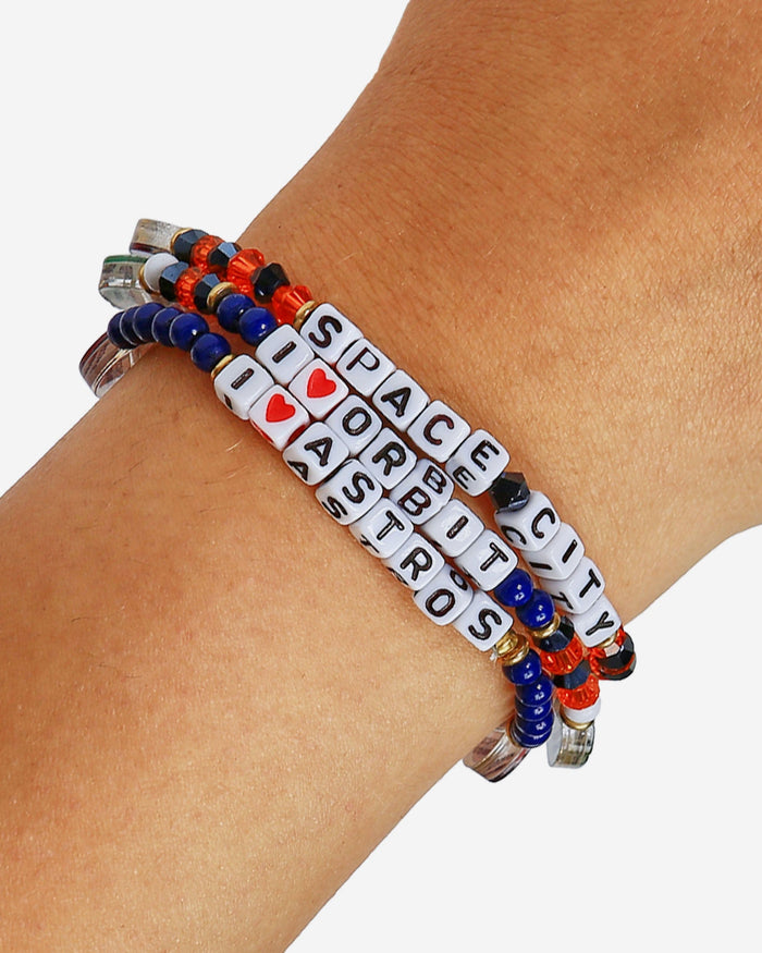 Houston Astros 3 Pack Friendship Bracelet FOCO - FOCO.com