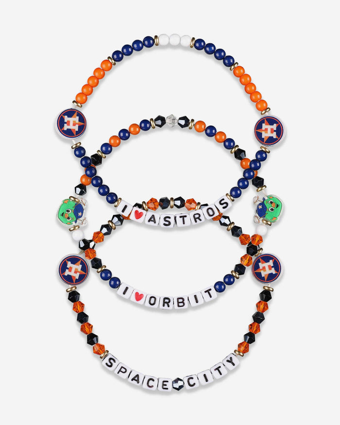 Houston Astros 3 Pack Friendship Bracelet FOCO - FOCO.com