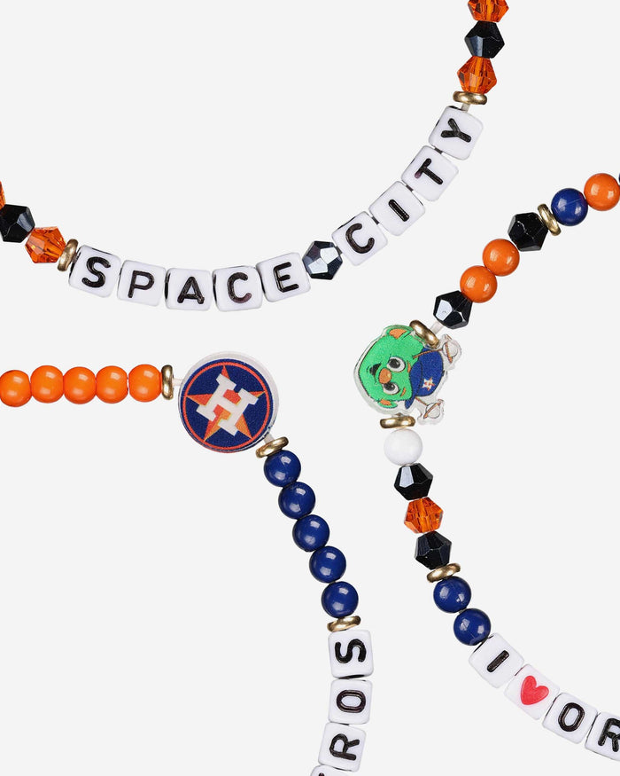 Houston Astros 3 Pack Friendship Bracelet FOCO - FOCO.com