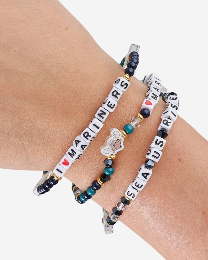 Seattle Mariners 3 Pack Friendship Bracelet FOCO - FOCO.com