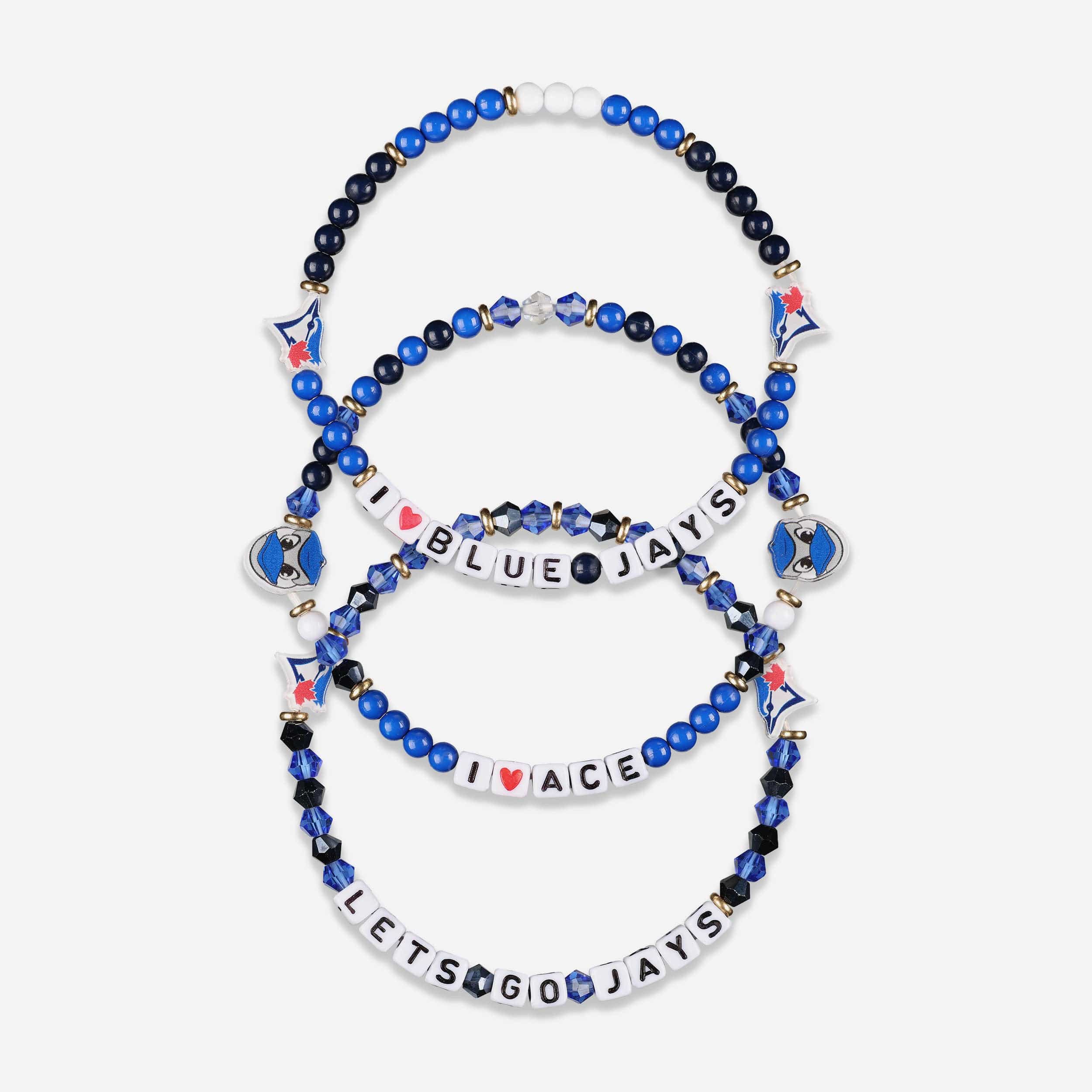 Toronto Blue Jays 3 Pack Friendship Bracelet FOCO
