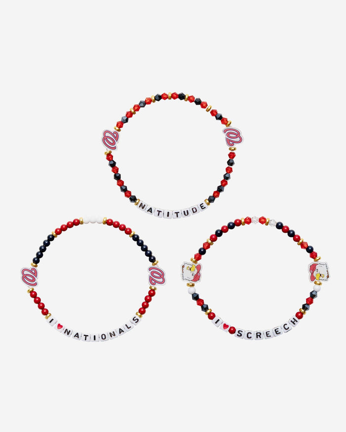 Washington Nationals 3 Pack Friendship Bracelet FOCO - FOCO.com