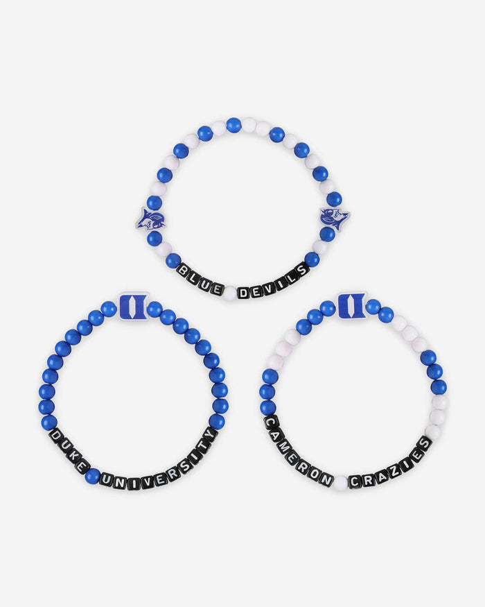 Duke Blue Devils 3 Pack Beaded Friendship Bracelet FOCO - FOCO.com